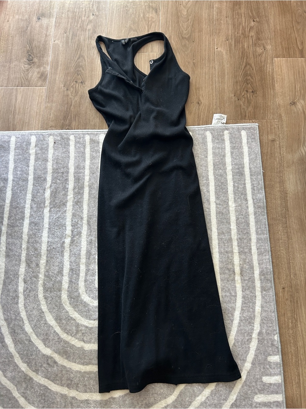Roxy Black Sleeveless Racerback Maxi Dress